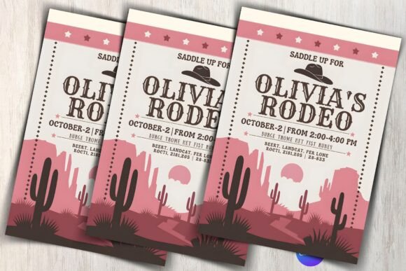 Celebrating the First Rodeo Birthday Invitation with Ease