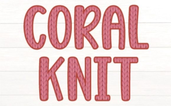 Coral Knit Letters: A Practical Guide to Textured Digital Alphabet Clipart