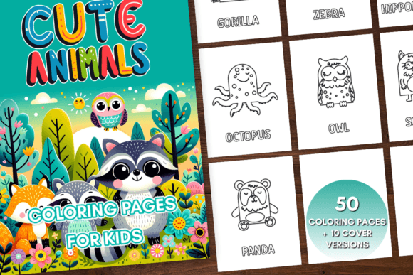 Cute Animals Coloring Pages for Kids: A Strategic Asset for Creators and Educators