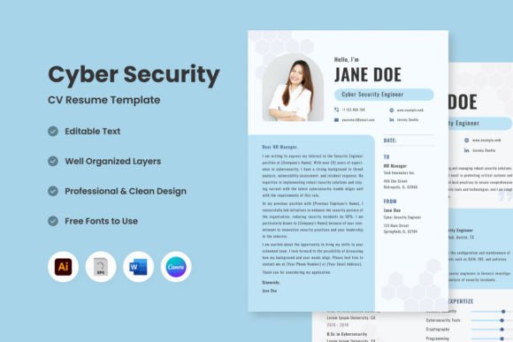 CV Resume Cyber Security V3: Stand Out