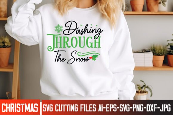 Dashing Through the Snow SVG Design