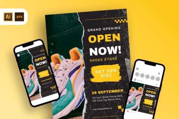Evaluating the Shoes Store Grand Opening Flyer Template for Retail Launches