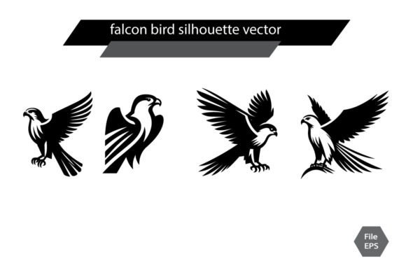 Falcon Bird Silhouette Vector: A Strategic Asset for Brand Identity