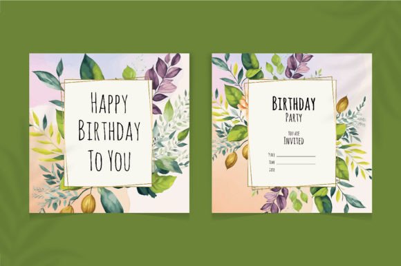 Flower Happy Birthday Post Card: A Modern Approach to Celebratory Design