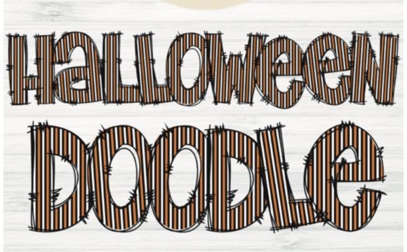 Halloween Doodle Letters: A Complete Guide to Using Digital Alphabet Clipart