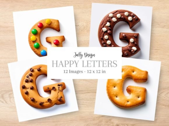 Indulge Your Visual Palette with the Alphabet Cookie Illustration Collection: The Letter G