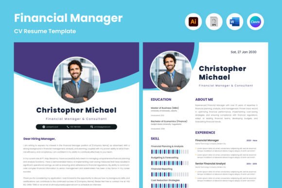 Make a Strong Impression with Resume Financial Manager V5: The Ultimate Professional Template