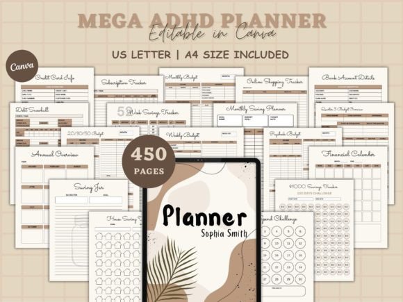 Master Your Day: The Ultimate ADHD Planner for Work and Journal Plan