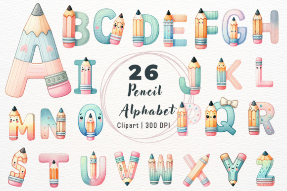 Pencil Alphabet Back to School Clipart: A Guide to Choosing and Using High-Quality Digital Assets