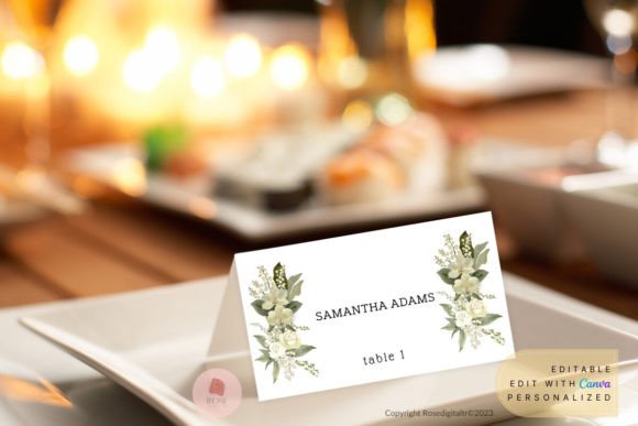 Printable Wedding Place Cards: Design & Print