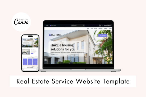 Real Estate Service Website Template: A Streamlined Launch Strategy