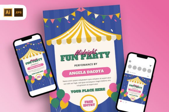 Transforming Event Promotion with the Midnight Fun Party Flyer Template