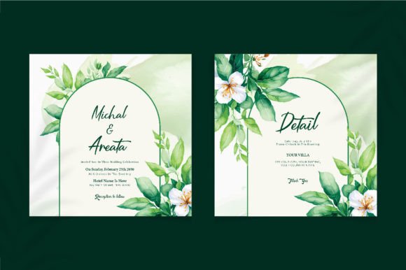 Transforming Your Celebration: The Art of Watercolor Wedding Invitation Card Sets