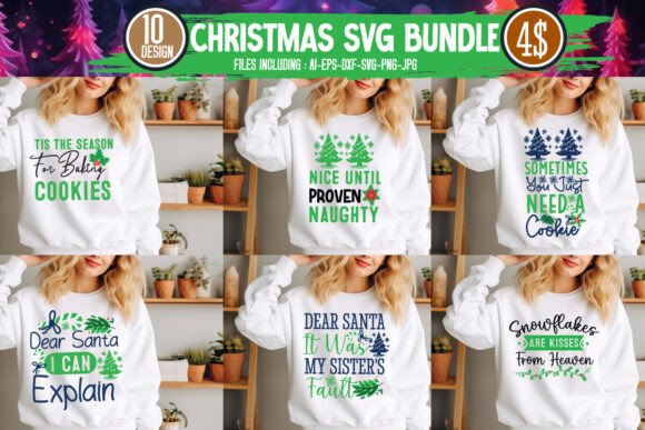 Ultimate Christmas SVG Bundle & Shirt Designs