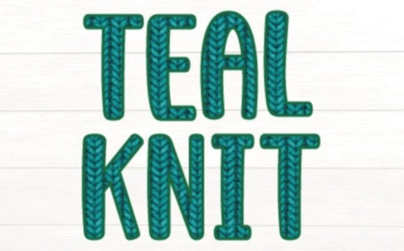 Unlocking Creativity with Teal Knit Doodle Letters and Digital Alphabet Clipart