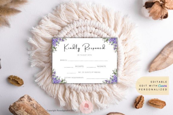 Wedding RSVP Card Lavender: A Practical Guide to Elegant Digital Templates